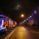 Końskie. Ewakuacja w jednym z bloków przy ulicy Zamkowej / Jarosław Kubalski / Radio Kielce