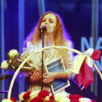 01.07.2018 Kielce. Teatr Żeromskiego. Gala plebiscytu "O Dziką Różę". Nagrody od mediów. Dagna Dywicka / Jarosław Kubalski / Radio Kielce