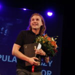 01.07.2018 Kielce. Teatr Żeromskiego. Gala plebiscytu "O Dziką Różę". Najlepszy aktor - Bartłomiej Caban / Jarosław Kubalski / Radio Kielce