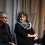 02.07.2018 Kielce. Stowarzyszenie im. Jana Karskiego. Dyskusja okół książki prof. Barbary Engelking i prof. Dariusza Libionki „Dalej jest noc. Losy Żydów w wybranych powiatach okupowanej Polski”. Prof. Dariusz Libionka i prof. Barbara Engelking / Jarosław Kubalski / Radio Kielce