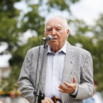 04.07.2018 Kielce. Uroczystości w 72 rocznicy pogromu ludności żydowskiej. Syn uratowanego z pogromu Herszela Kotlickiego Yaakov Kotlicki / Jarosław Kubalski / Radio Kielce