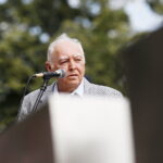 04.07.2018 Kielce. Uroczystości w 72 rocznicy pogromu ludności żydowskiej. Syn uratowanego z pogromu Herszela Kotlickiego Yaakov Kotlicki / Jarosław Kubalski / Radio Kielce