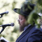 04.07.2018 Kielce. Uroczystości w 72 rocznicy pogromu ludności żydowskiej. Rabin Symcha Keller / Jarosław Kubalski / Radio Kielce