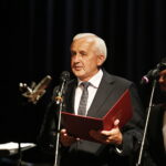 07.07.2018 Busko - Zdrój. XXIV Międzynarodowy Festiwal Muzyczny im. Krystyny Jamroz.. Burmistrz Buska - Zdroju Waldemar Sikora / Jarosław Kubalski / Radio Kielce