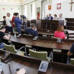 10.07.2018 Kielce. UM. Konferencja prezydenta miasta w sprawie inwestycji przy ul. Jana Karskiego,  a także kwestii finansowania PGE Vive Kielce / Jarosław Kubalski / Radio Kielce