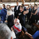 11.07.2018 Kielce. Mieszkańcy osiedla Pod Telegrafem oraz przedstawiciele Hydrogeotechniki spotkali się w sprawie budowy instalacji do oczyszczania niebezpiecznych odpadów przy ulicy Karskiego / Jarosław Kubalski / Radio Kielce