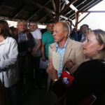 11.07.2018 Kielce. Mieszkańcy osiedla Pod Telegrafem oraz przedstawiciele Hydrogeotechniki spotkali się w sprawie budowy instalacji do oczyszczania niebezpiecznych odpadów przy ulicy Karskiego / Jarosław Kubalski / Radio Kielce