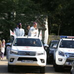 22.07.2018 Kielce. Ogólnopolski Festyn Misyjny świętego Krzysztofa. Biskupi Jan Piotrowski i Jean