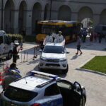 22.07.2018 Kielce. Ogólnopolski Festyn Misyjny świętego Krzysztofa. Biskupi Jan Piotrowski i Jean