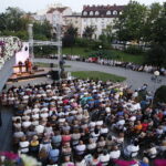 22.07.2018 Kielce. "Tarasy Sztuki" w KCK. Koncert "Aniołowo" / Jarosław Kubalski / Radio Kielce