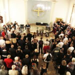 28.07.2018 Kielce. Ekumeniczna Świątynia Pokoju. Uroczystości pogrzebowe pastora zboru ewangelicko-metodystycznego, Janusza Daszuty / Jarosław Kubalski / Radio Kielce