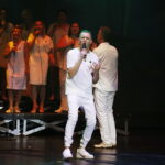 28.07.2018 Kielce. KCK. Przesłuchania przed koncertem finałowy Alleluja czyli Happy Day. Zespół Amen / Jarosław Kubalski / Radio Kielce