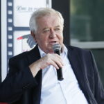 28.07.2018 Morawica. Otwarto „Kino za Rogiem”. Aktor Marian Dziędziel / Jarosław Kubalski / Radio Kielce