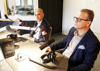 02.07.2018 Radio Kielce. Punkty Widzenia. Radni Piotr Kisiel i Robert Siejka / Jarosław Kubalski / Radio Kielce