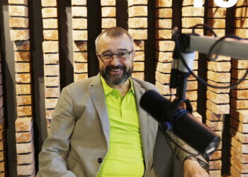 03.07.2018 Radio Kielce. Bogdan Białek, prezes Stowarzyszenia im. Jana Karskiego / Jarosław Kubalski / Radio Kielce
