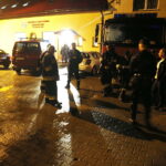 18.07.2018 Nowy Dziabałtów. Remiza, dokąd ewakuowano harcerzy z zalanych obozów we Wiośnie / Jarosław Kubalski / Radio Kielce