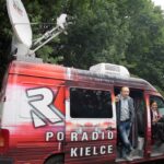 Komaszyce. Audycja „Niedziela z Gwiazdą”. Na zdjęciu: Marek Stefaniec i Magdalena Sitek / Krzysztof Bujnowicz / Radio Kielce