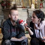 Komaszyce. Audycja „Niedziela z Gwiazdą”. Na zdjęciu od lewej: Bartek Gaertner i Magdalena Sitek / Krzysztof Bujnowicz / Radio Kielce