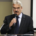 Wykład dr Ryszarda Śmietanki-Kruszelnickiego: „Pogrom Żydów w Kielcach 4 lipca 1946 r. w świetle najnowszych badań i literatury przedmiotu. Analiza krytyczna” w Centrum Edukacyjnym Instytutu Pamięci Narodowej „Przystanek Historia” w Kielcach. Na zdjęciu: dr Ryszard Śmietanka-Kruszelnicki / Marzena Mąkosa / Radio Kielce