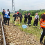 Śmiertelny wypadek na torach w miejscowości Brzeźno w gminie Sobków / Ewa Pociejowska-Gawęda / Radio Kielce