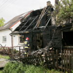 Pożar przy ulicy Łódzkiej / Marzena Mąkosa / Radio Kielce