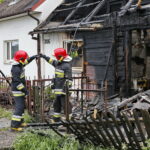 Pożar przy ulicy Łódzkiej / Marzena Mąkosa / Radio Kielce