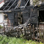 Pożar przy ulicy Łódzkiej / Marzena Mąkosa / Radio Kielce