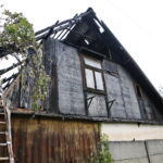 Pożar przy ulicy Łódzkiej / Marzena Mąkosa / Radio Kielce