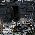 Pożar przy ulicy Łódzkiej / Marzena Mąkosa / Radio Kielce