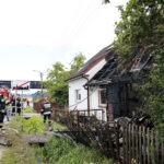 Pożar przy ulicy Łódzkiej / Marzena Mąkosa / Radio Kielce