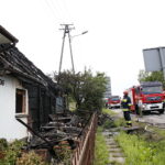 Pożar przy ulicy Łódzkiej / Marzena Mąkosa / Radio Kielce