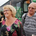 Seniorzy w Chęcinach. Na zdjęciu po lewej: Wanda Wawrzyk  / Marzena Mąkosa / Radio Kielce