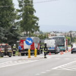 Wypadek autokaru z dziećmi w Radlinie / Marzena Mąkosa / Radio Kielce