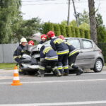 Wypadek autokaru z dziećmi w Radlinie / Marzena Mąkosa / Radio Kielce