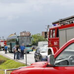 Wypadek autokaru z dziećmi w Radlinie / Marzena Mąkosa / Radio Kielce