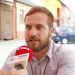 Raport Dnia w Nowej Słupi.  Na zdjęciu: Piotr Sepioło - Dyrektor Centrum Dziedzictwa Gór Świętokrzyskich / Marzena Mąkosa / Radio Kielce