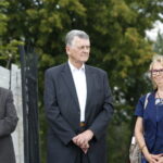 Uroczyste otwarcie Ogrodu Botanicznego. Na zdjęciu: Marian Parafiniuk, był zastępca prezydenta Kielc  / Marzena Mąkosa / Radio Kielce