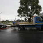 Wypadek na skrzyżowaniu ulic Wapiennikowej i Tarnowskiej / Marzena Mąkosa / Radio Kielce