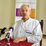 Podpisanie umów w Świętokrzyskim Centrum Onkologii. Dr hab.n. med. Stanisław Góźdź, prof. UJK / Marzena Mąkosa / Radio Kielce