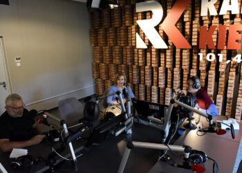 Punkty widzenia. Na zdjęciu od lewej: Lucjan Pietrzczyk, były poseł PO, Anna Krupka, posłanka PiS i Radosław Podsiadły, Radio Kielce / Marzena Mąkosa / Radio Kielce