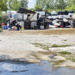 Składowisko niebezpiecznych odpadów w Nowinach przy ulicy Perłowej / Marzena Mąkosa / Radio Kielce