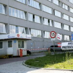 Akcja protestacyjna w SHL / Marzena Mąkosa / Radio Kielce