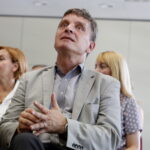 Podpisanie umowy na budowę pierwszego fragmentu obwodnicy Morawicy. Na zdjęciu: Andrzej Pruś - radny PiS, wiceprzewodniczący Sejmiku Województwa Świętokrzyskiego / Marzena Mąkosa / Radio Kielce