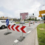 Remont drogi przed wjazdem na teren Szpitala Wojewódzkiego w Kielcach / Marzena Mąkosa / Radio Kielce