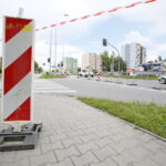 Remont drogi przed wjazdem na teren Szpitala Wojewódzkiego w Kielcach / Marzena Mąkosa / Radio Kielce