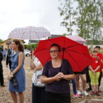 Wmurowanie kamienia węgielnego pod budowę OSP / Marzena Mąkosa / Radio Kielce