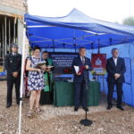 Wmurowanie kamienia węgielnego pod budowę OSP / Marzena Mąkosa / Radio Kielce