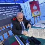 Wmurowanie kamienia węgielnego pod budowę OSP / Marzena Mąkosa / Radio Kielce