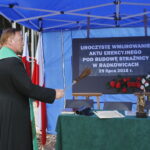 Wmurowanie kamienia węgielnego pod budowę OSP / Marzena Mąkosa / Radio Kielce