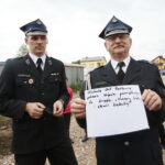 Wmurowanie kamienia węgielnego pod budowę OSP / Marzena Mąkosa / Radio Kielce